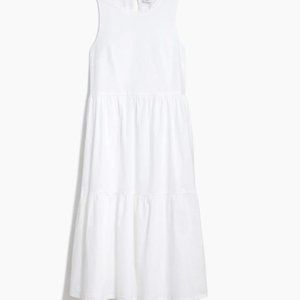 J.Crew White Sleeveless Sundress